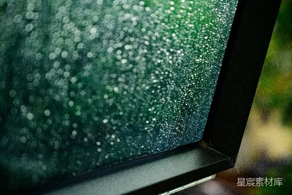 高清摄影 一幅有水珠的窗户