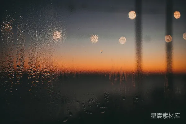 高清摄影 玻璃窗户上的水珠