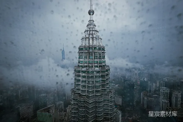 高清摄影 城市里的一栋高楼大厦
