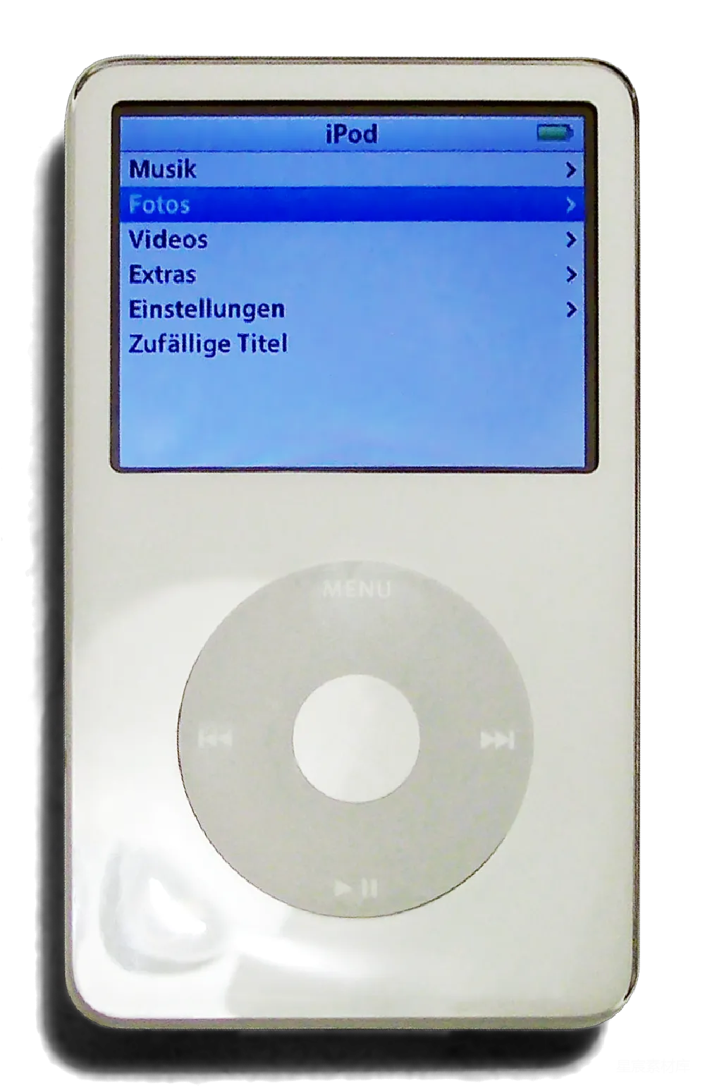 元素素材 iPod 经典设计 复古电子设备 第一代iPod菜单界面