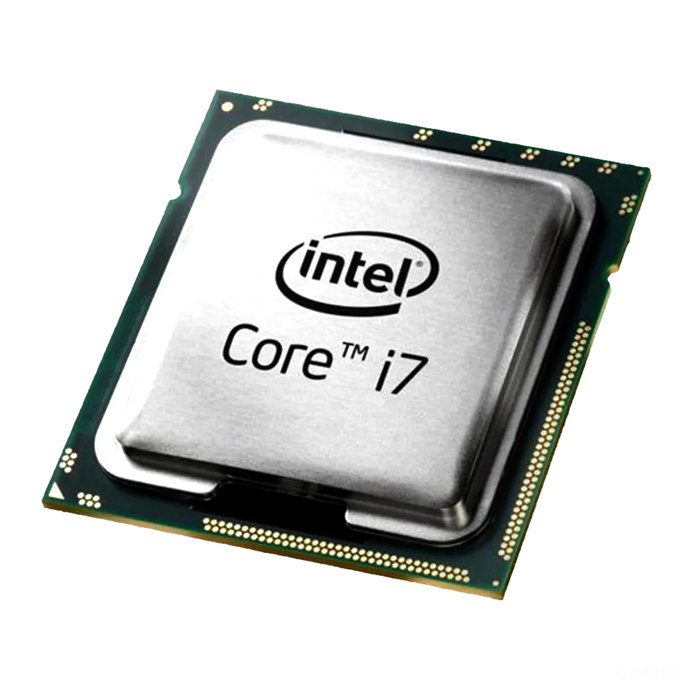 元素素材 Intel CPU芯片 科技产品 Intel Core i7 CPU芯片
