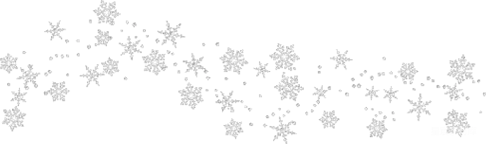 元素素材 冬季 自然 艺术 飘落的雪花