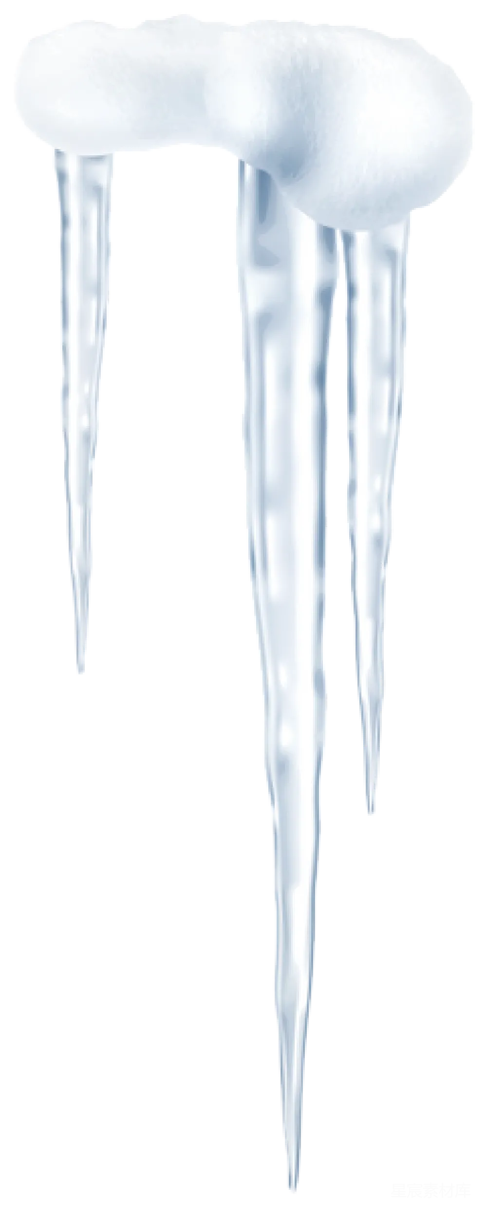 元素素材 冰柱