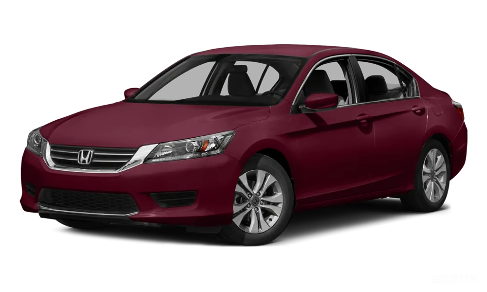 元素素材 汽车 经典设计 日常驾驶 经典红色Honda Accord车