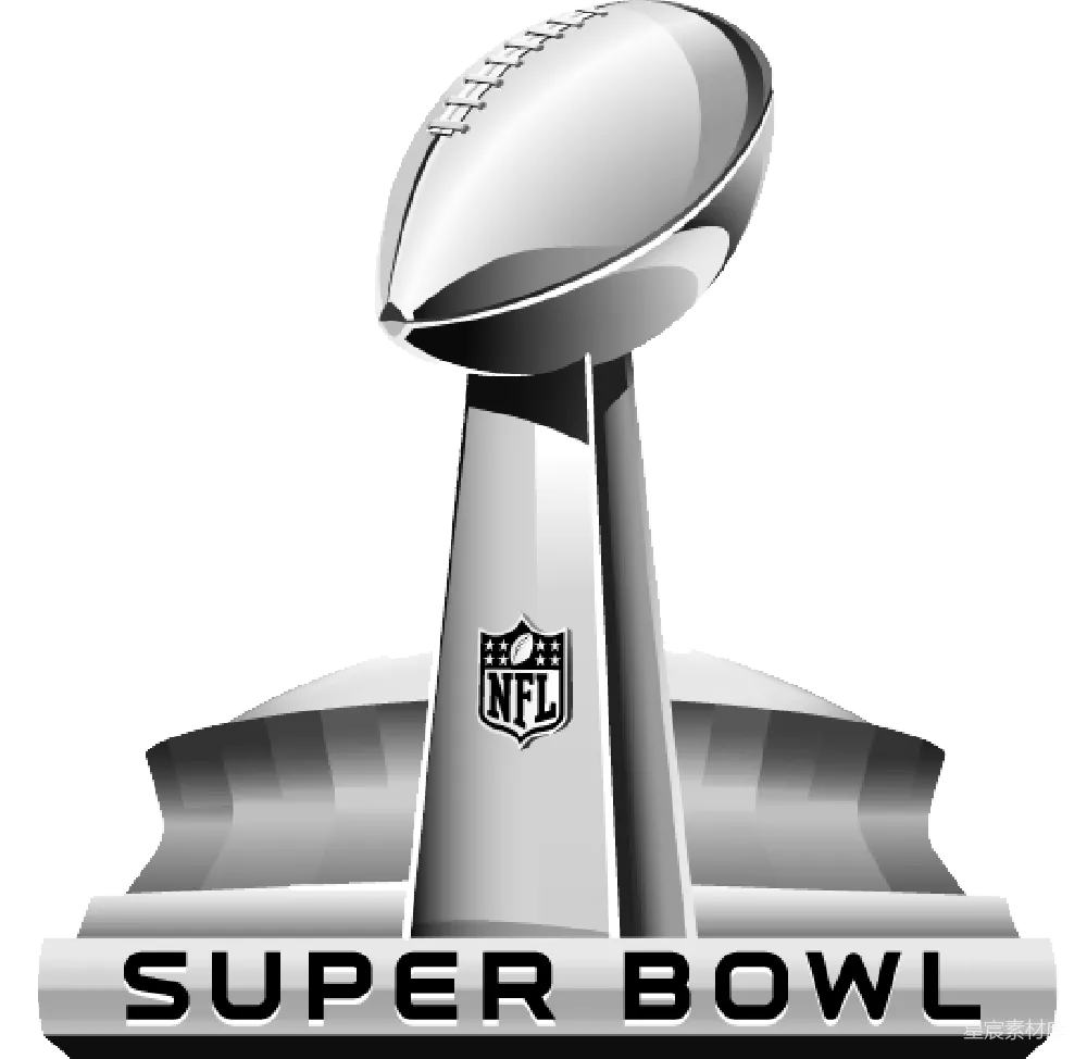 元素素材 Super Bowl Trophy Logo