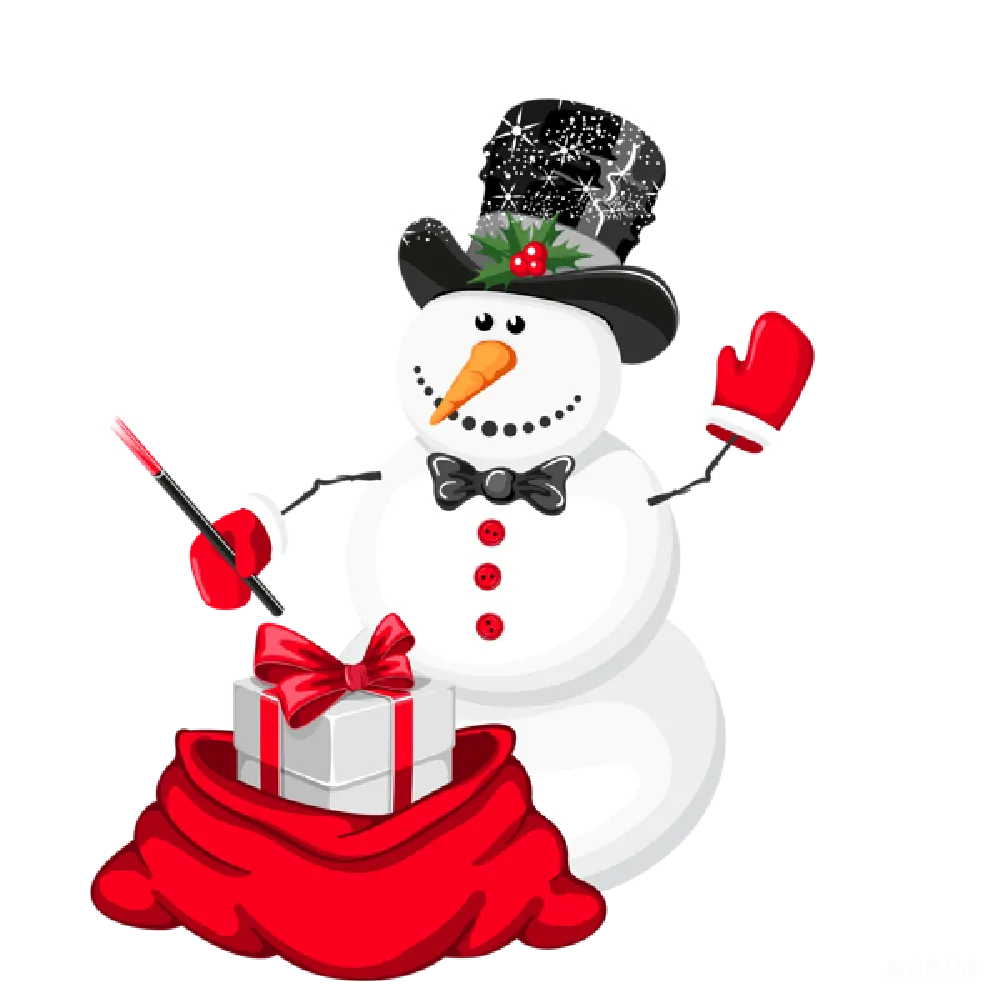 元素素材 元素 雪人