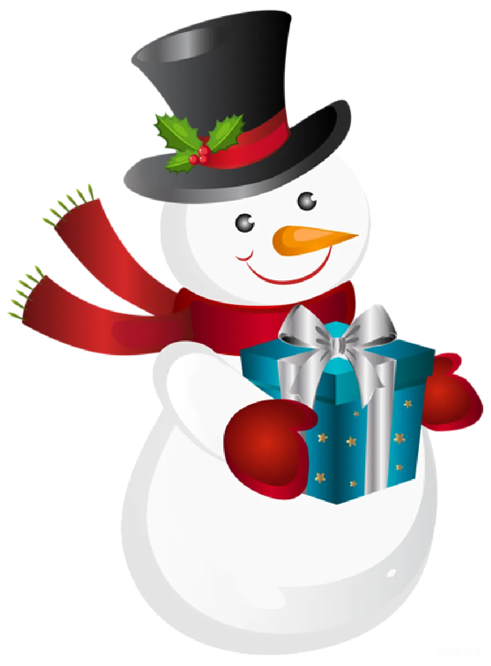 元素素材 雪人