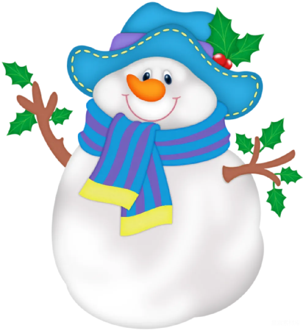 元素素材 雪人