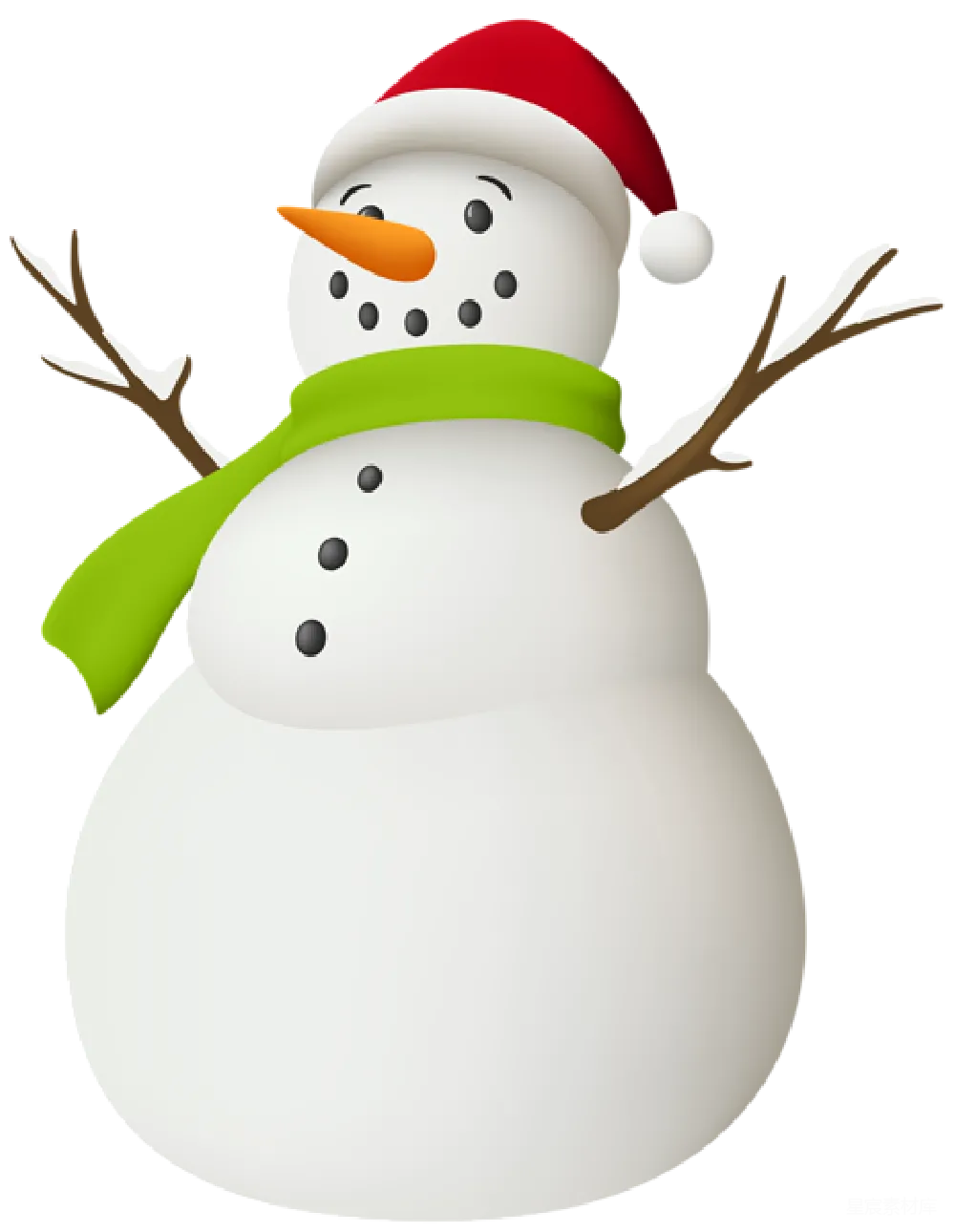 元素素材 元素 雪人