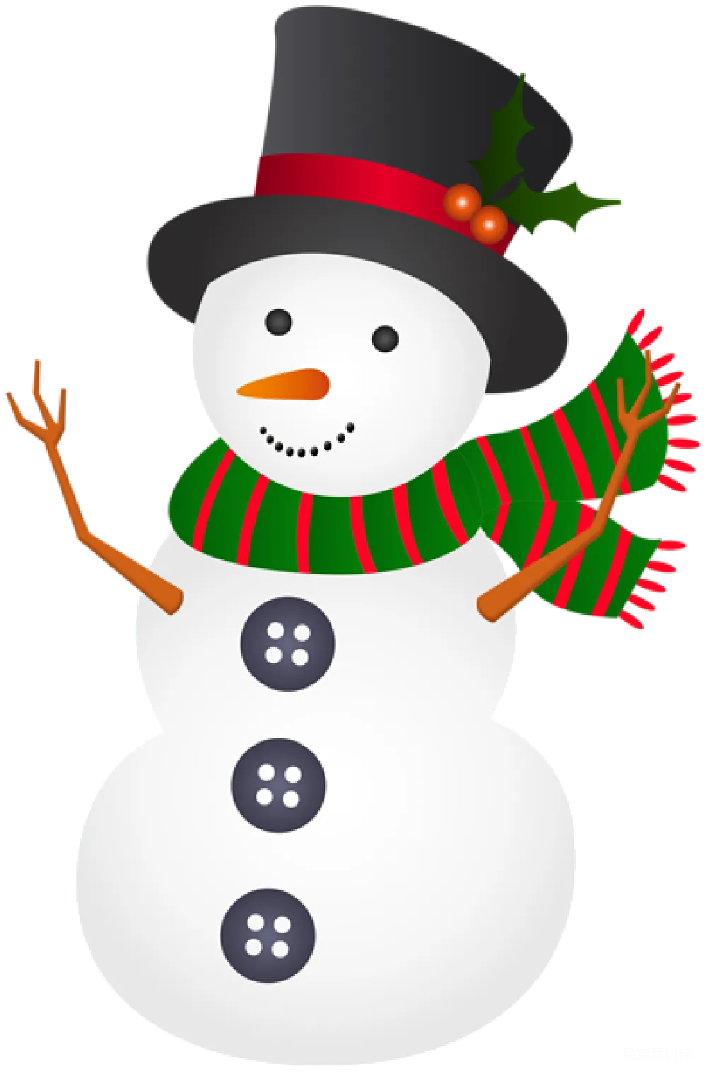 元素素材 雪人