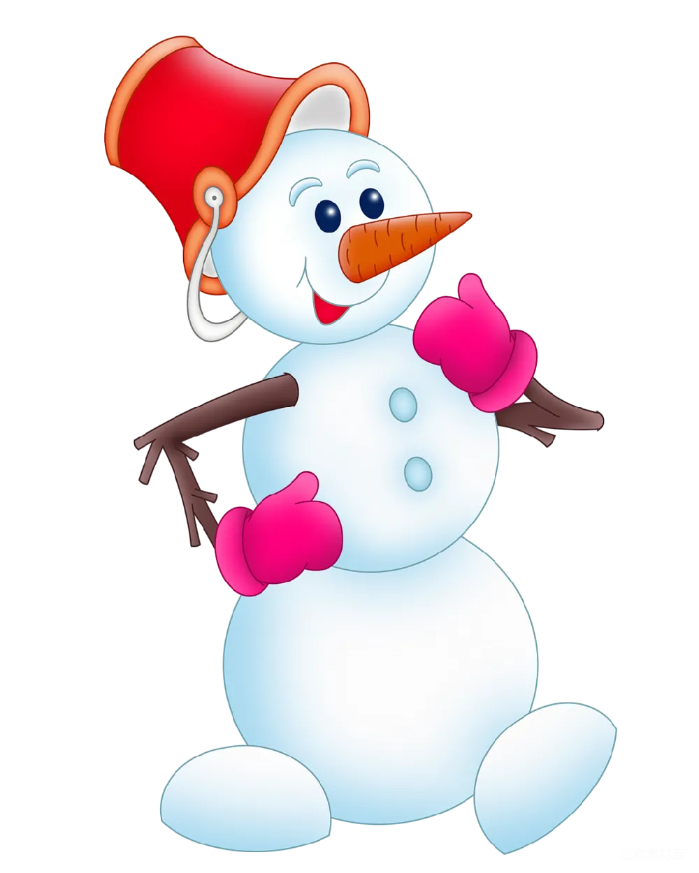 元素素材 元素 雪人