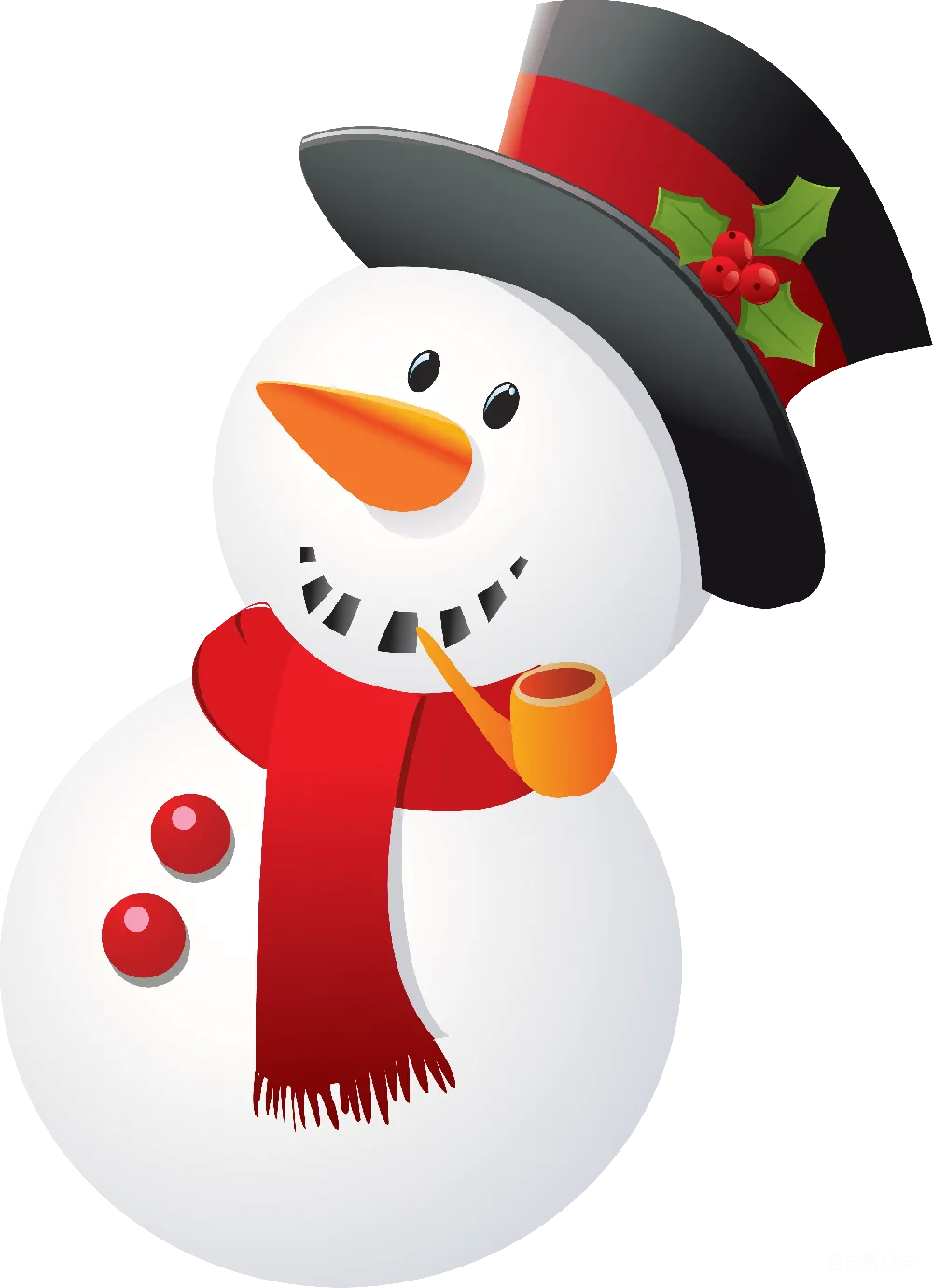 元素素材 元素 雪人