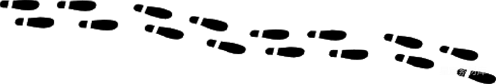元素素材 脚印