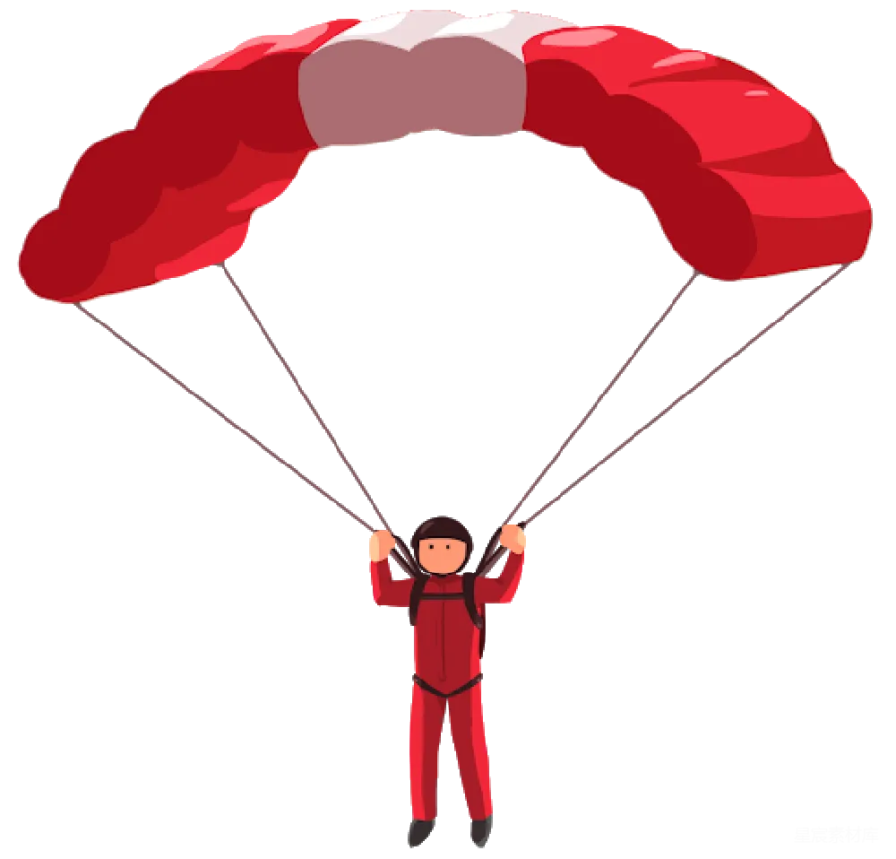 元素素材 元素 parachute
