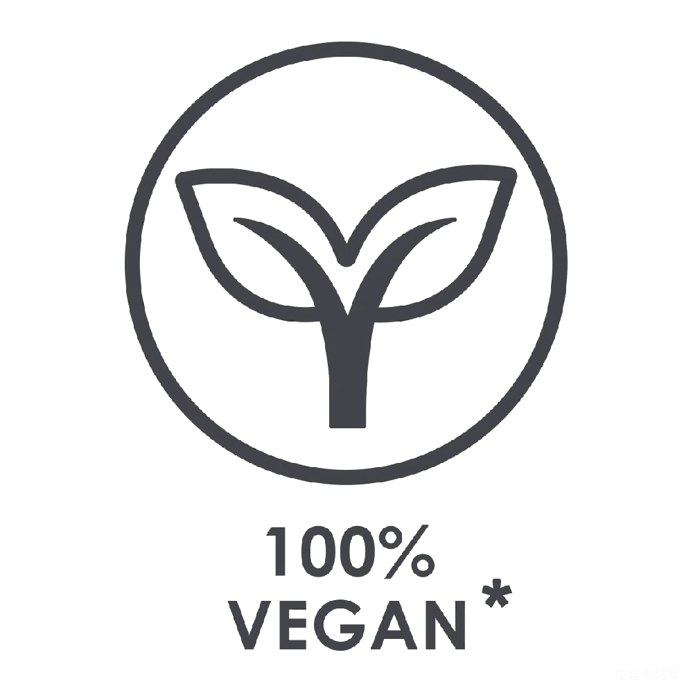 元素素材 100% Vegan认证标志