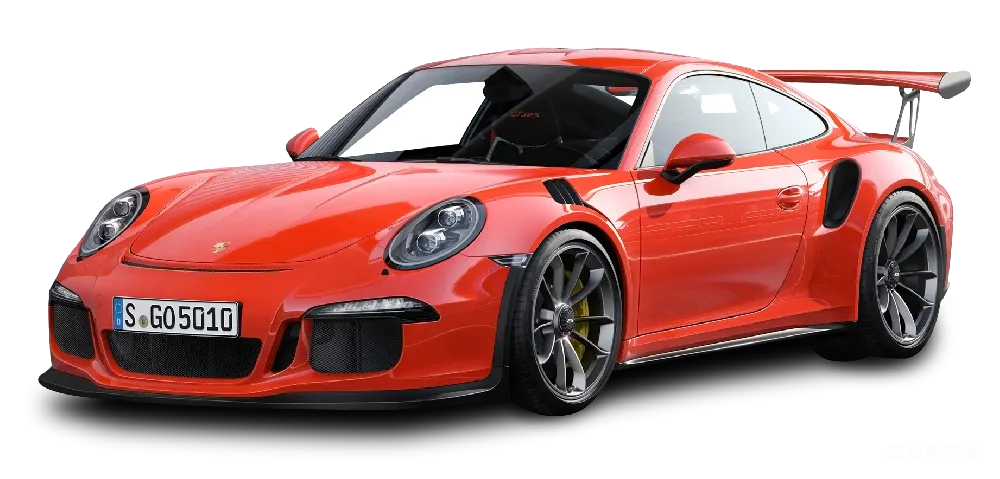 元素素材 保时捷 跑车 高性能 保时捷911 GT3 RS跑车