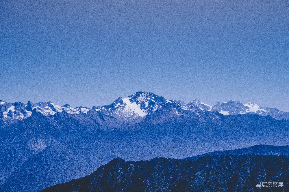 高清摄影 雪山冰川的航空摄影
