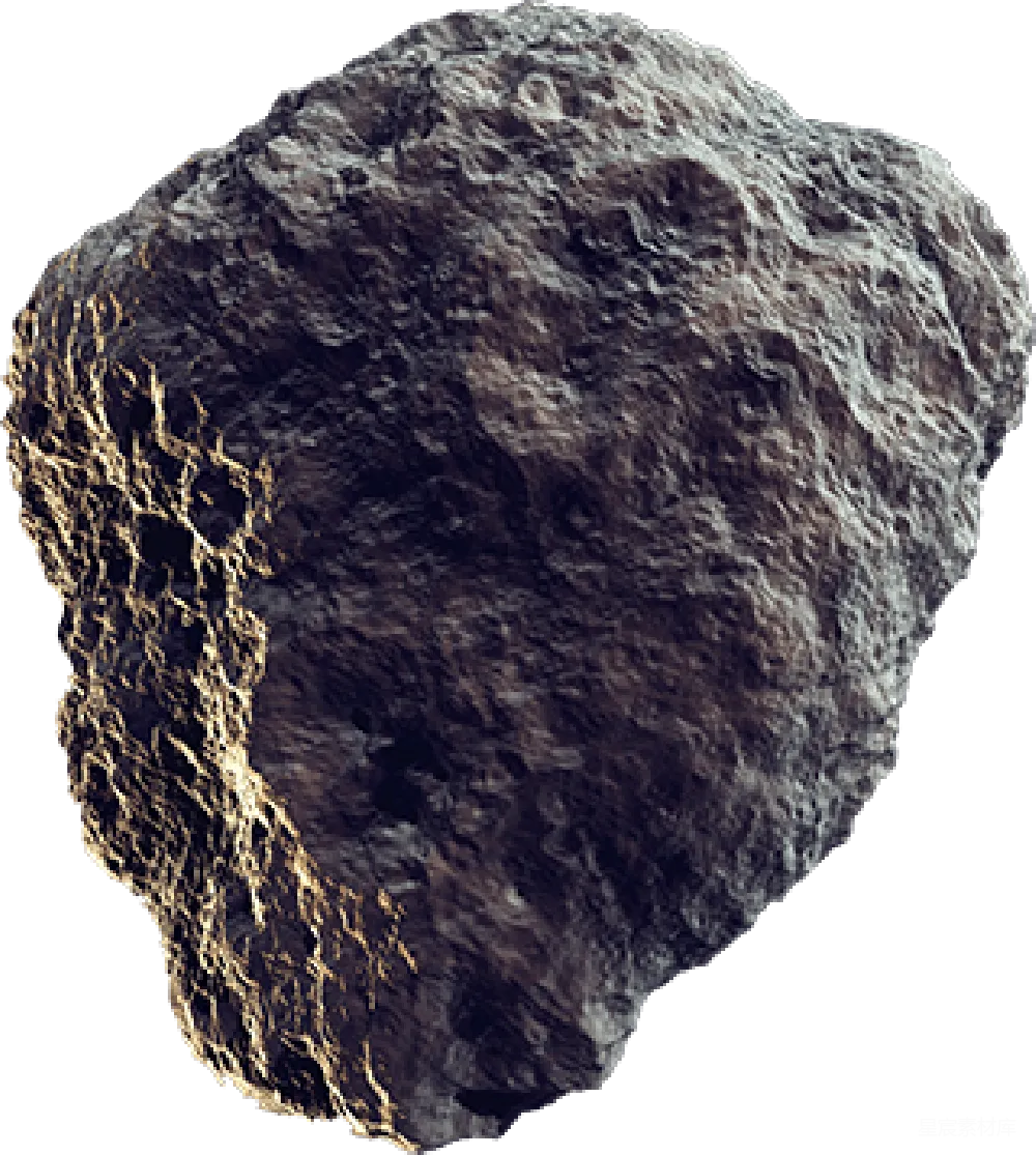 元素素材 小行星