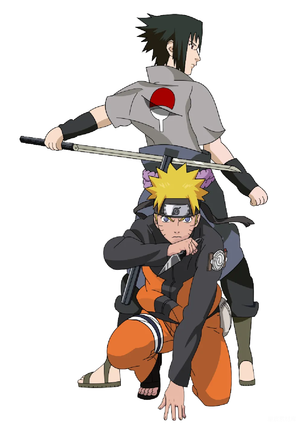 元素素材 naruto