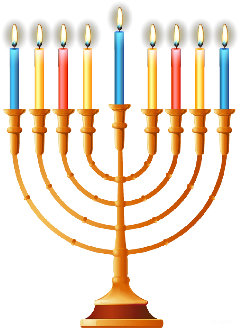 元素素材 menorah