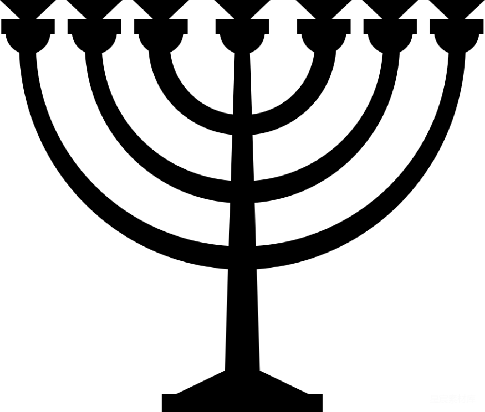 元素素材 menorah