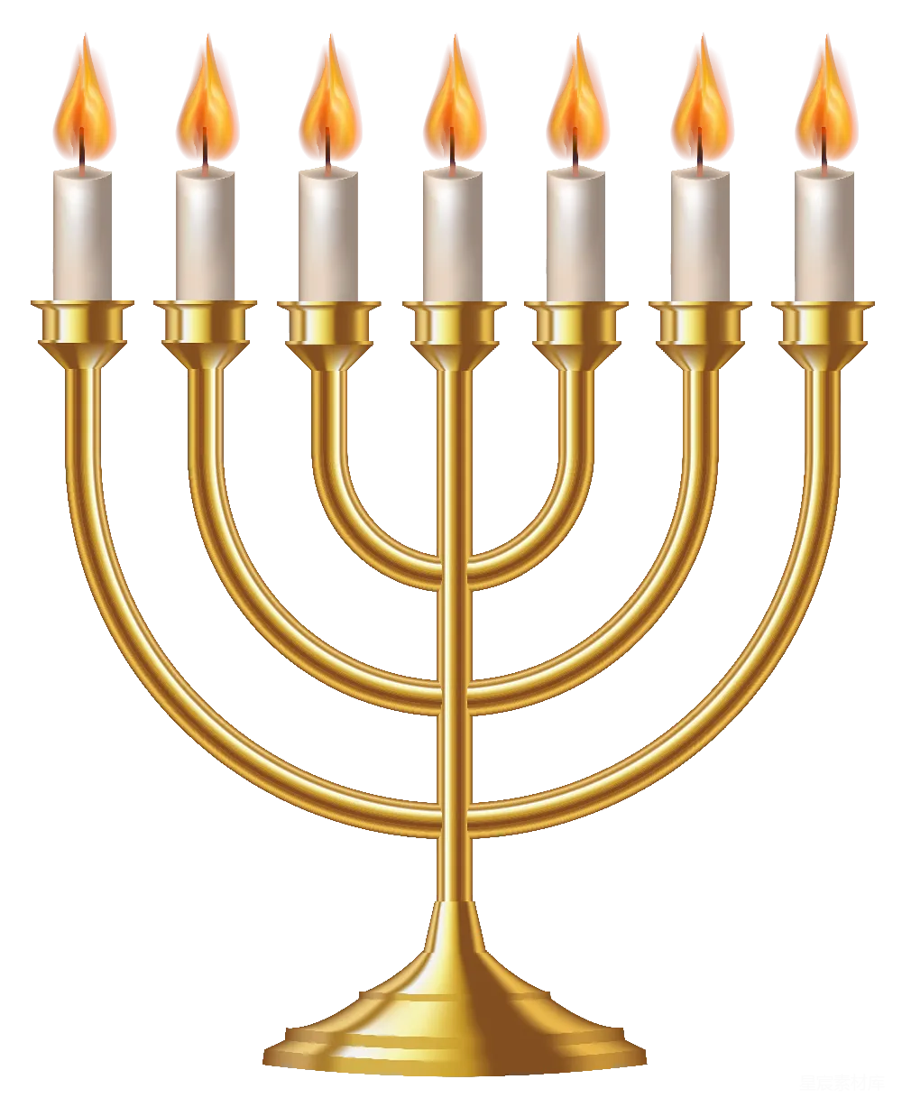 元素素材 menorah