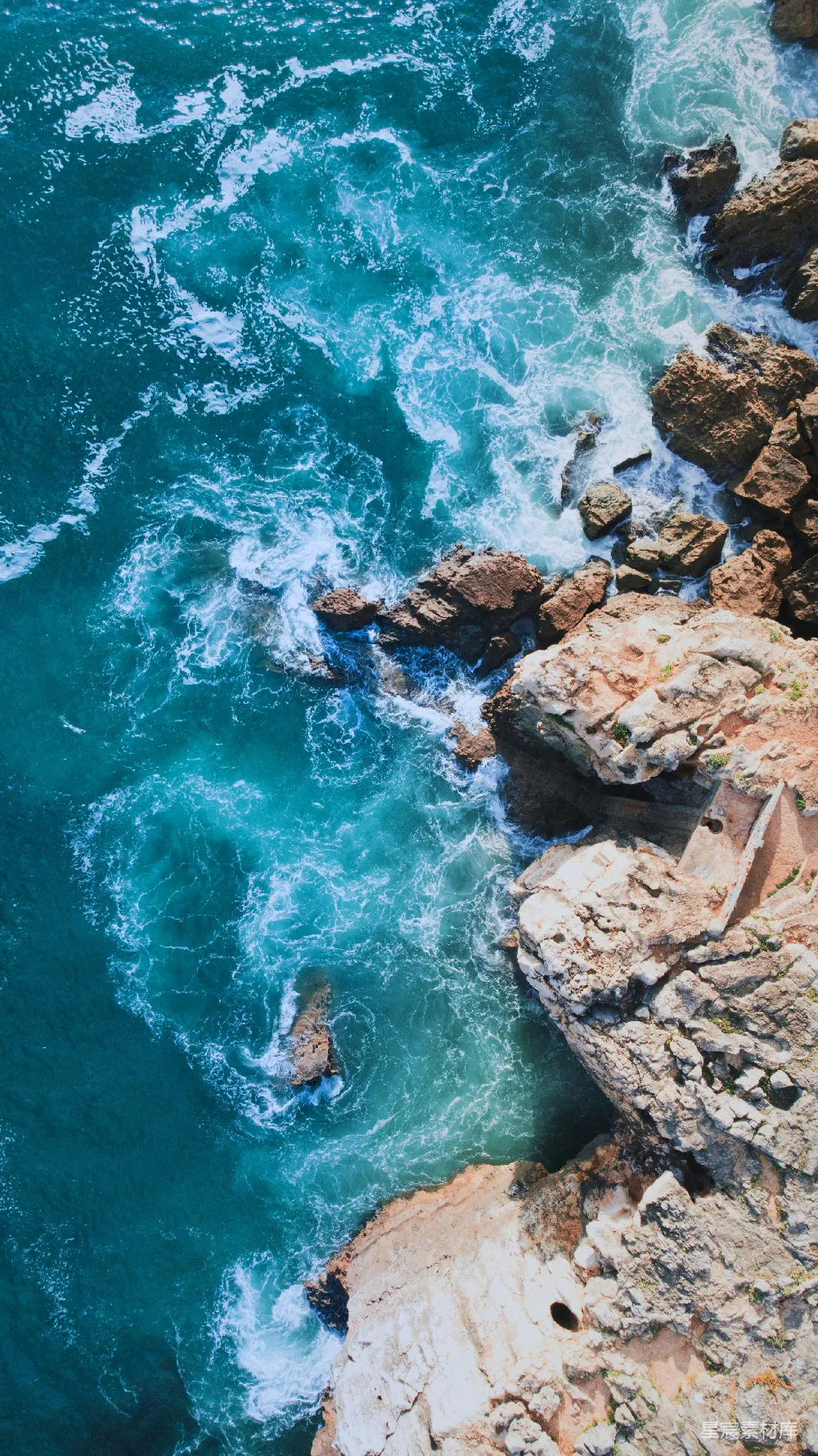 高清摄影 山间波浪