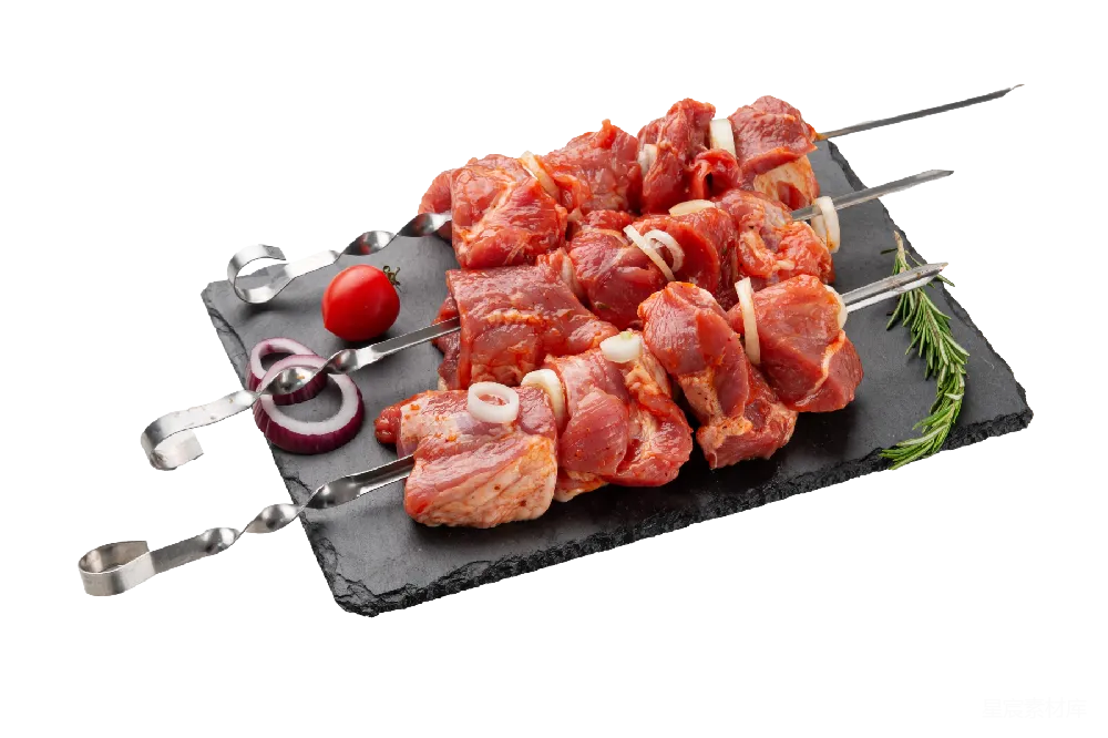 元素素材  {title:烤肉串准备},{keys:[烧烤,食材,美食]}