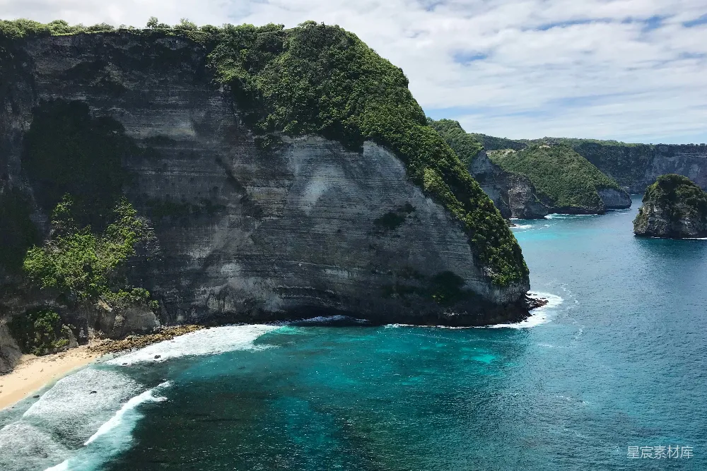 高清摄影 高角度岛的照片