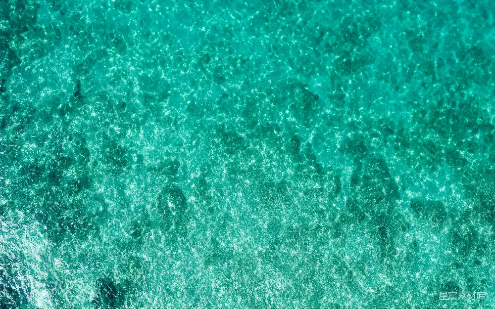 高清摄影 水面的一角俯视图