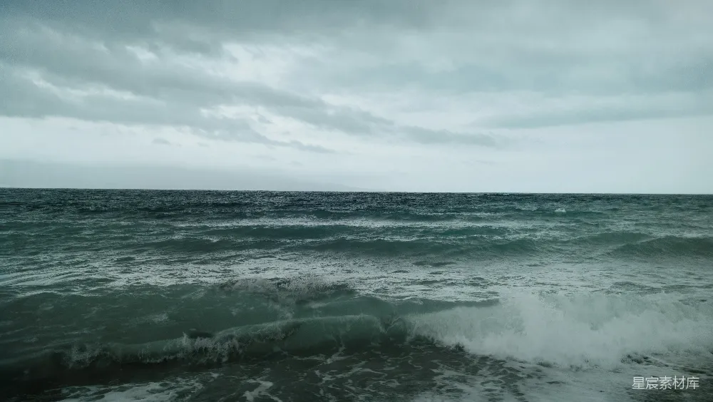 高清摄影 海滩上的波浪