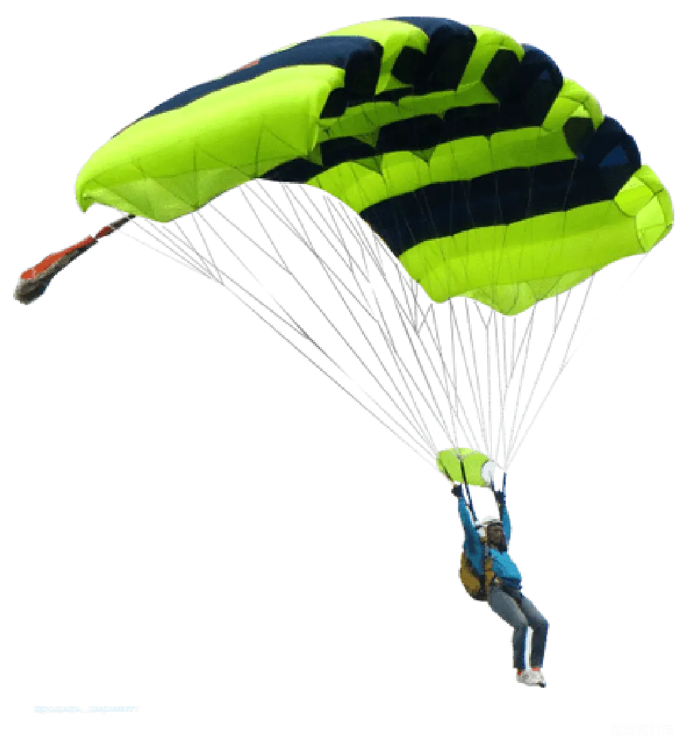 元素素材 paraglide