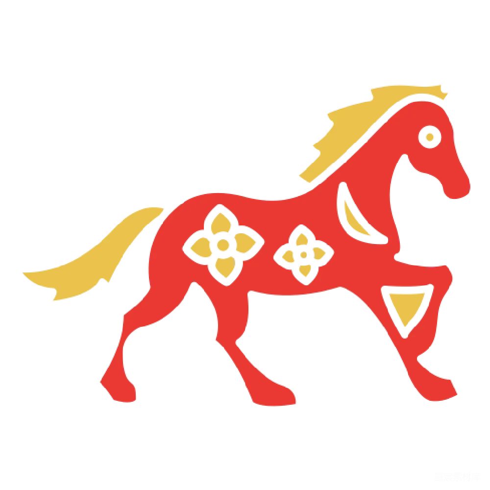 元素素材 红色