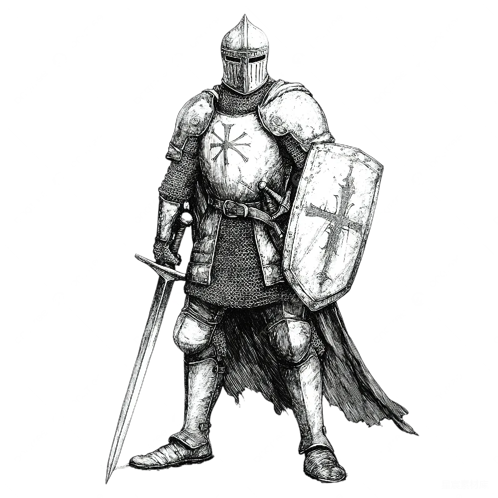 元素素材 骑士