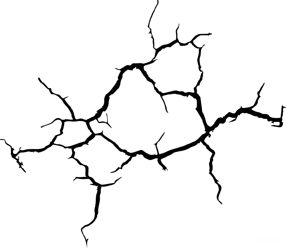 元素素材 裂缝