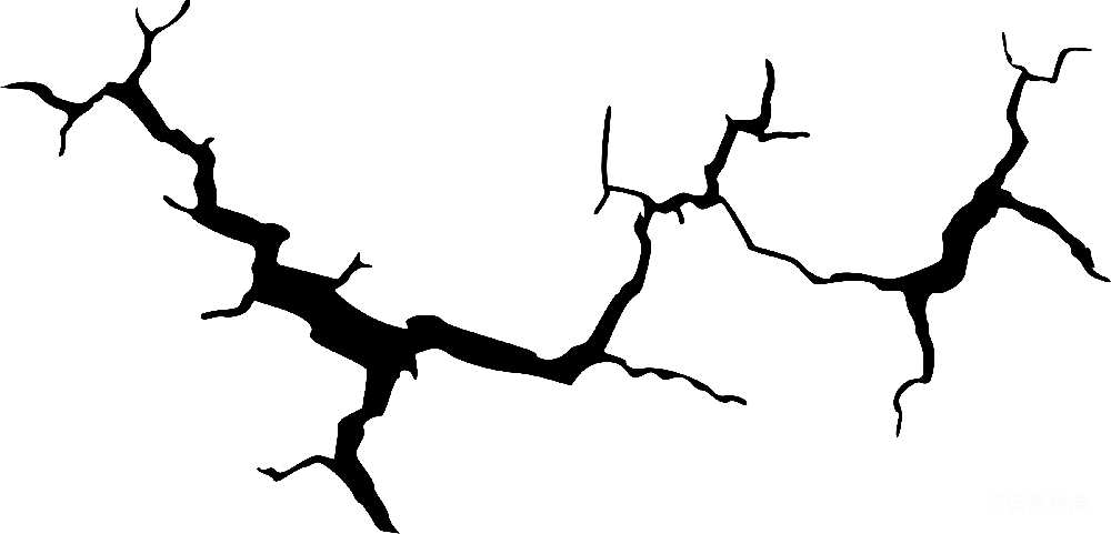 元素素材 裂缝