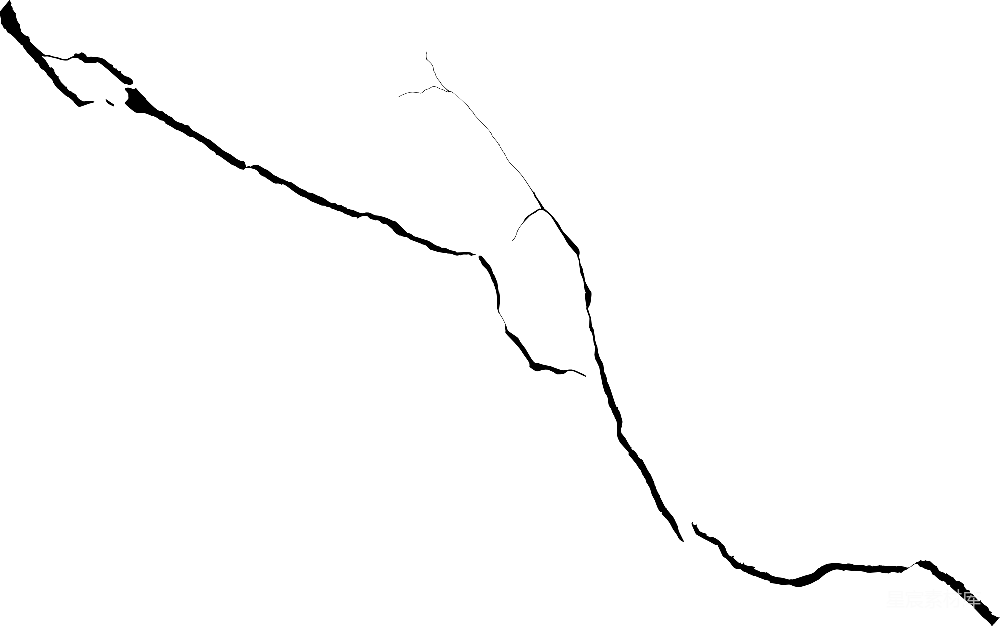 元素素材 裂缝