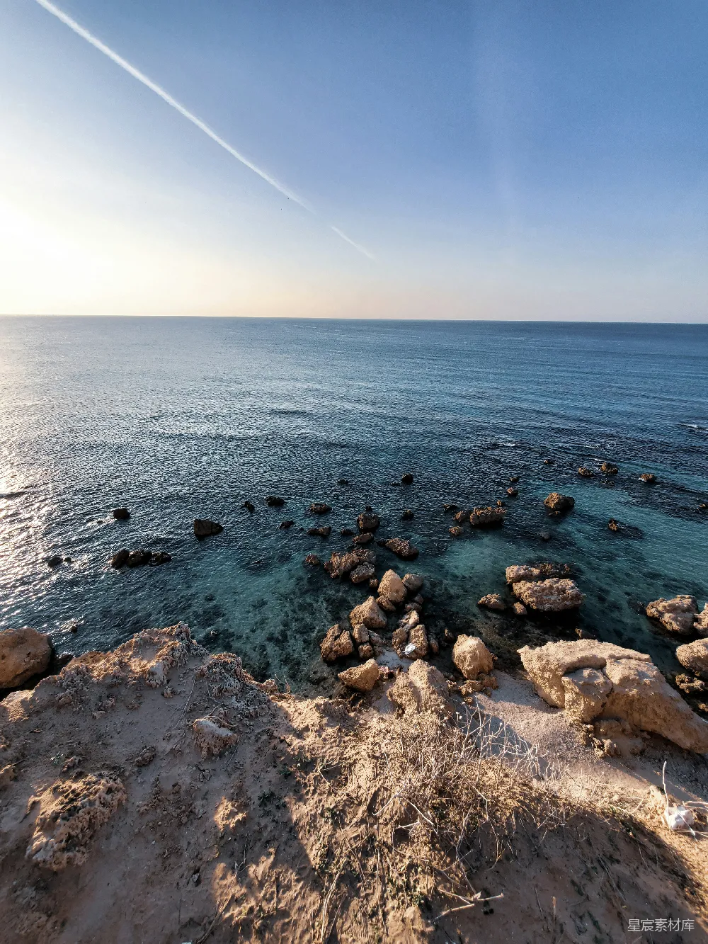 高清摄影 悬崖上的海景