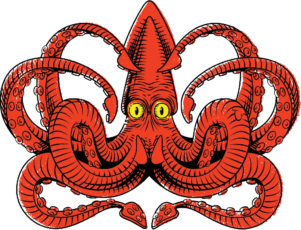 元素素材 红色