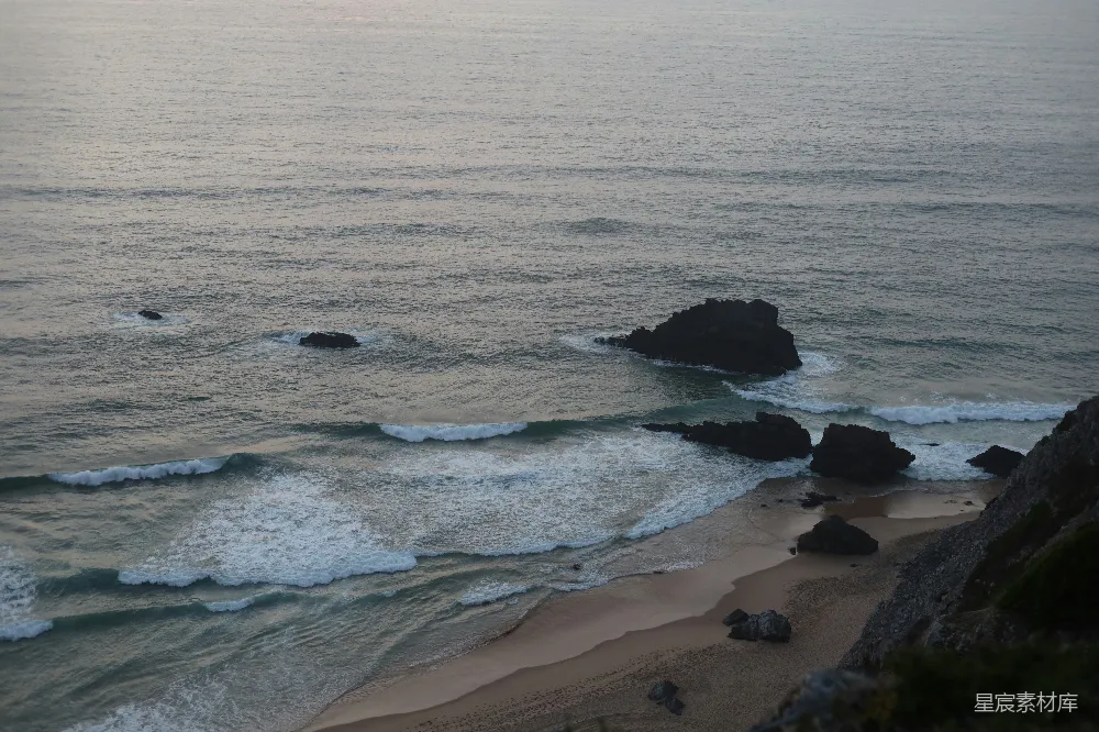 高清摄影 悬崖上的海景