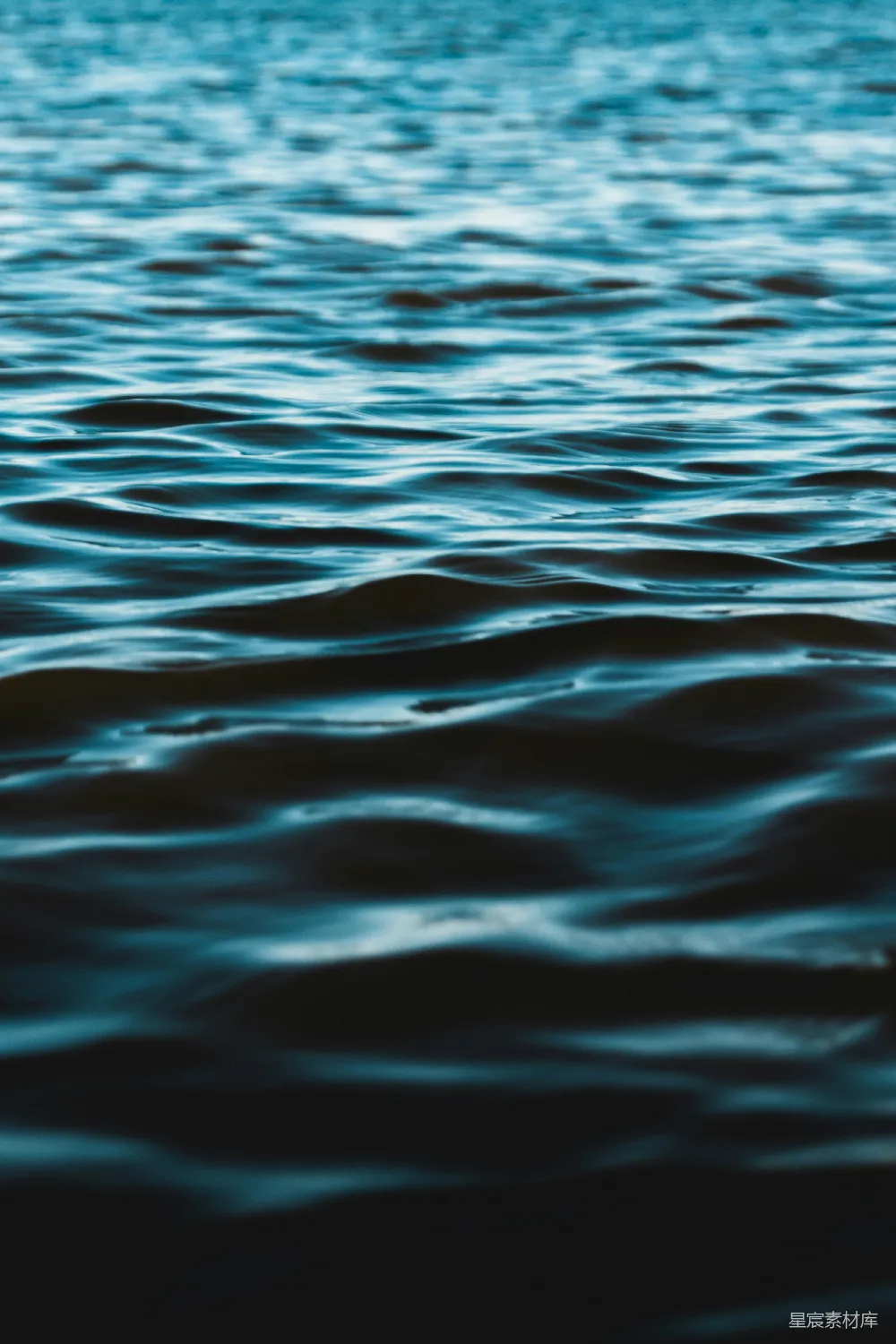 高清摄影 平静海浪水