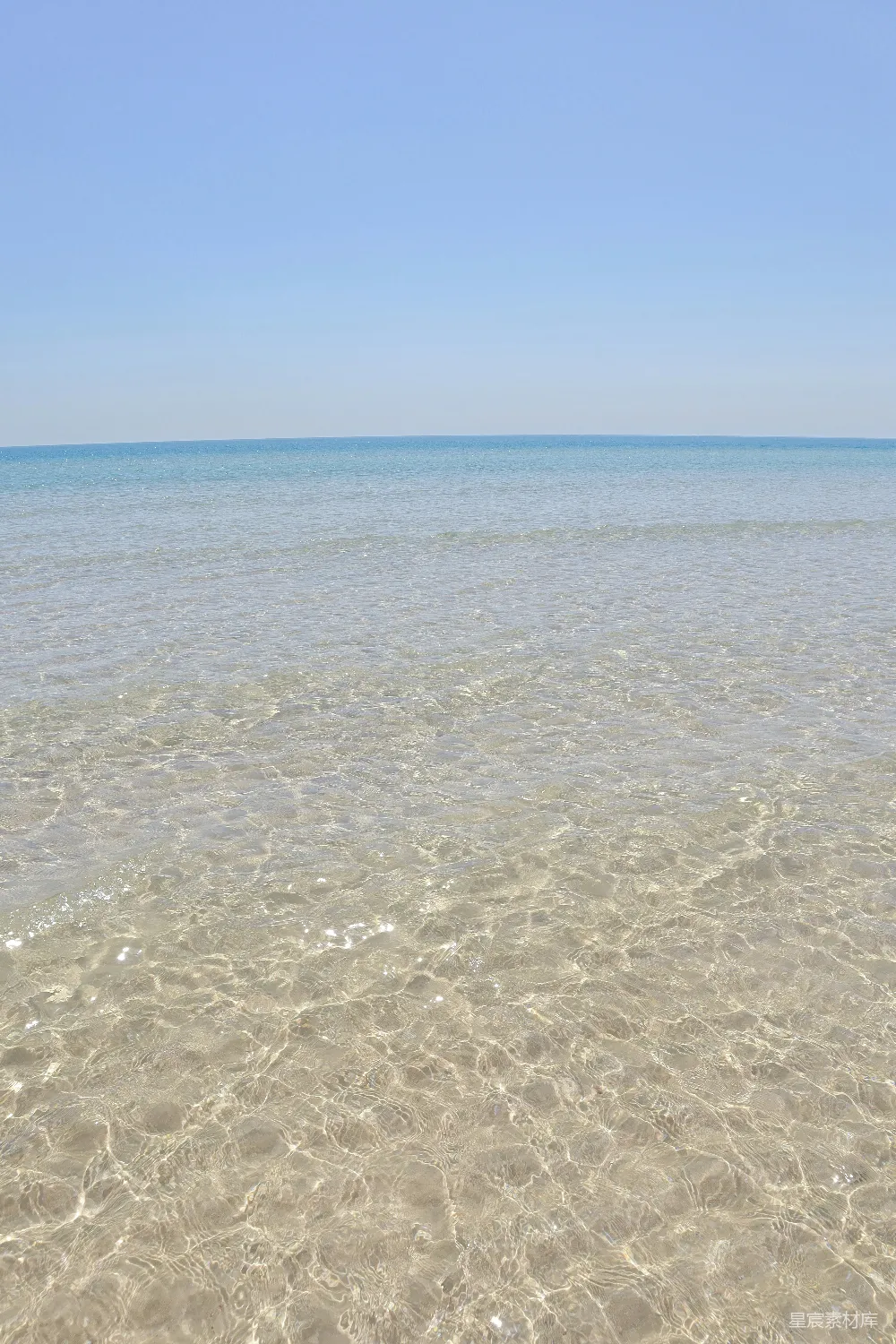 高清摄影 海滩上看海景