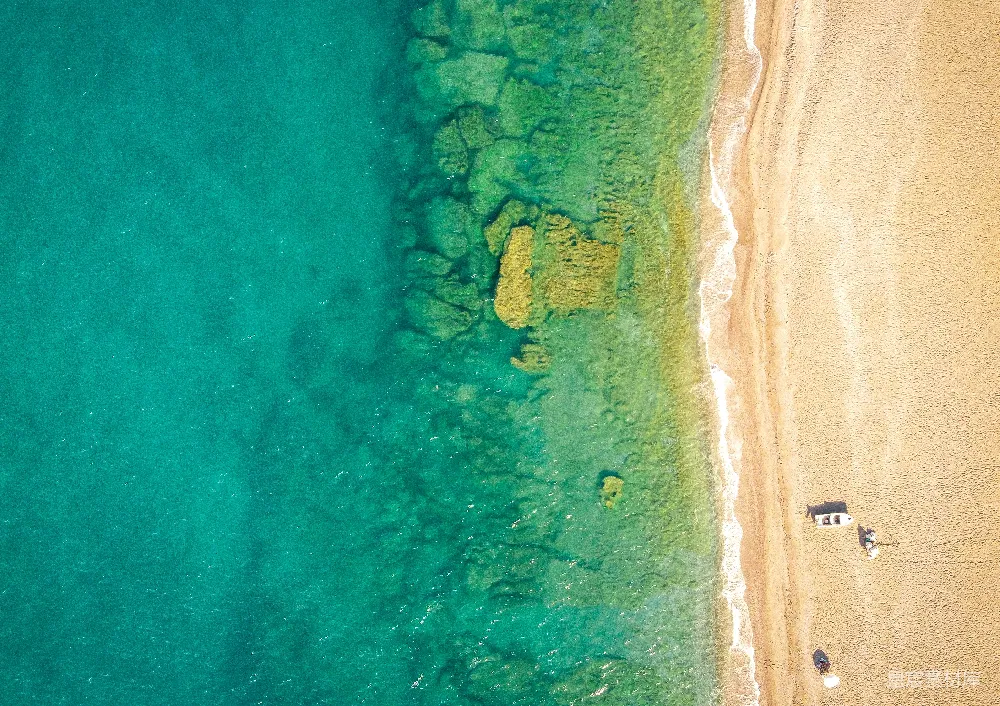 高清摄影 白天水体的 aerial 视角