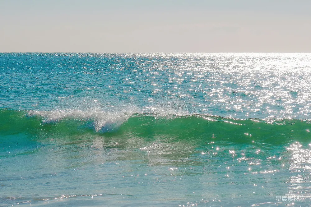 高清摄影 一个骑手在冲浪板上 surfing一波