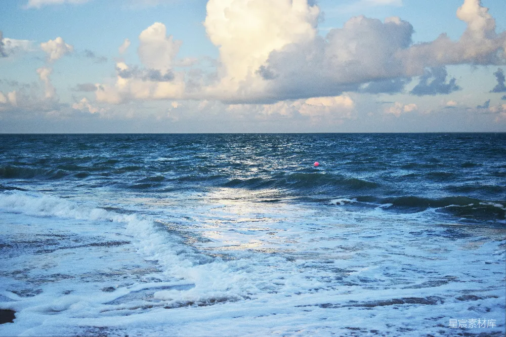 高清摄影  白天人在海浪上冲浪