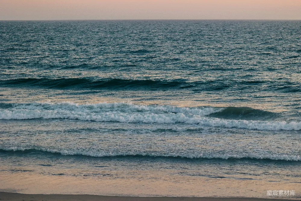 高清摄影 海滩上的波浪