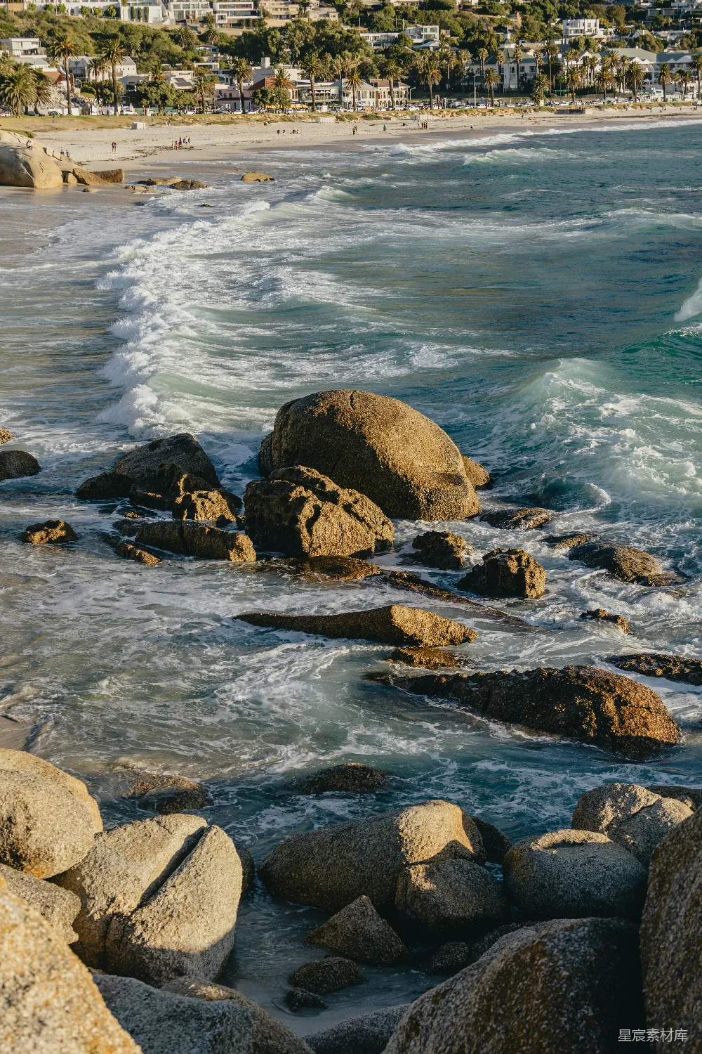 高清摄影 岩石海岸上的海景
