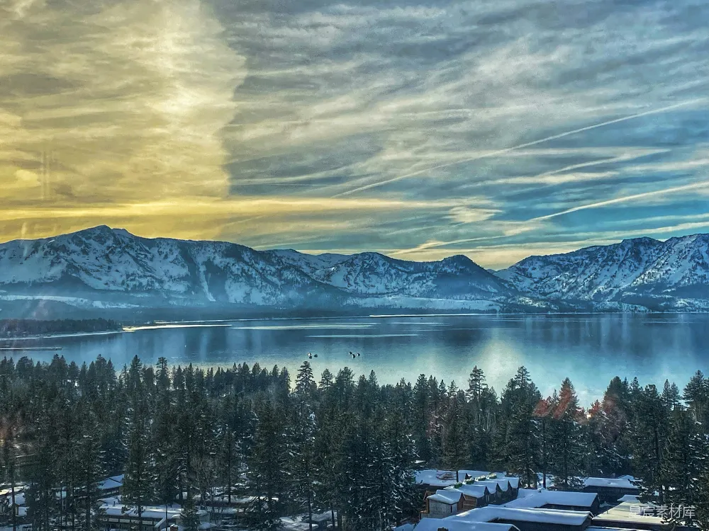 高清摄影 湖光山色的美景