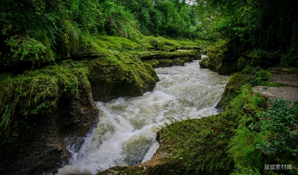 高清摄影 河边草地地形