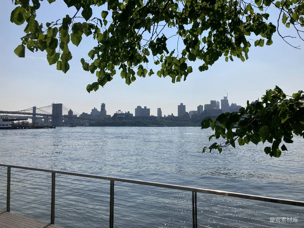 高清摄影 从水中看的城市景观